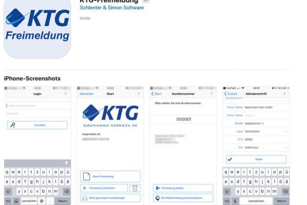 Entwicklung einer Freimelde-App für die KTG